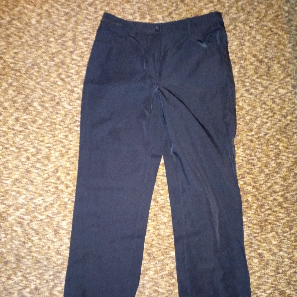 Isaac Mizrahi black dress pants 8